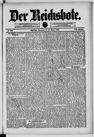 Der Reichsbote vom 23.02.1889