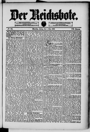 Der Reichsbote vom 01.03.1889