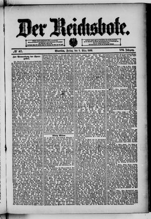 Der Reichsbote vom 08.03.1889