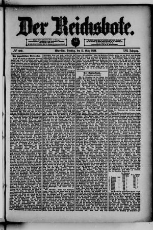 Der Reichsbote on Mar 12, 1889