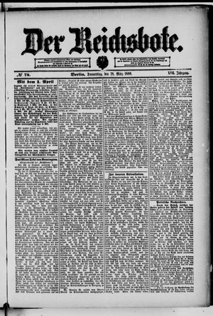 Der Reichsbote vom 28.03.1889