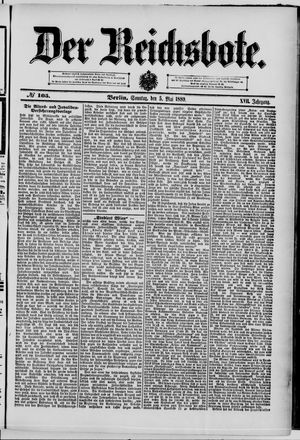 Der Reichsbote on May 5, 1889