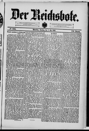 Der Reichsbote on May 7, 1889
