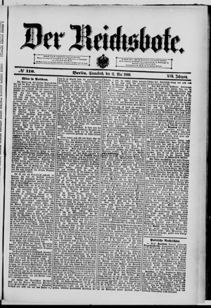 Der Reichsbote on May 11, 1889