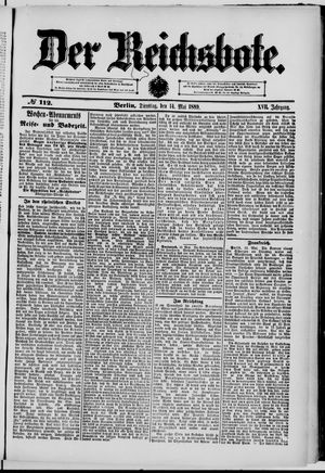 Der Reichsbote on May 14, 1889