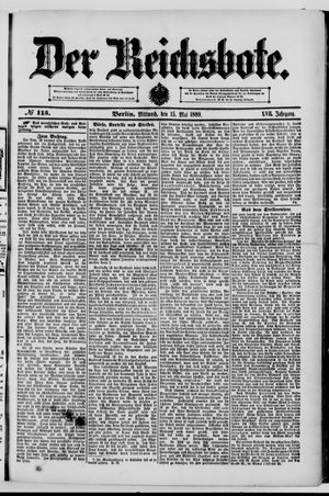 Der Reichsbote on May 15, 1889