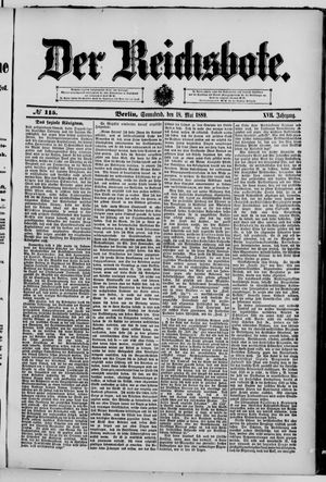 Der Reichsbote on May 18, 1889