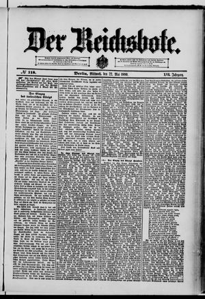 Der Reichsbote vom 22.05.1889