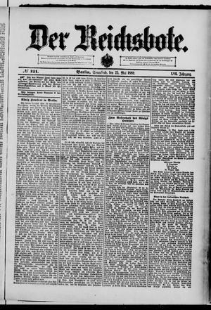 Der Reichsbote vom 25.05.1889