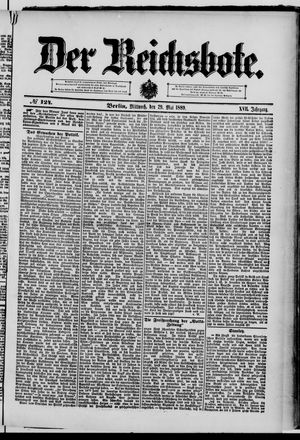 Der Reichsbote vom 29.05.1889