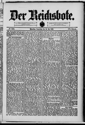 Der Reichsbote vom 30.05.1889