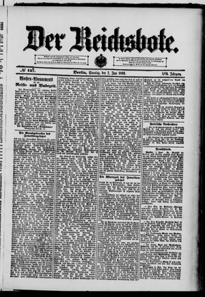 Der Reichsbote on Jun 2, 1889