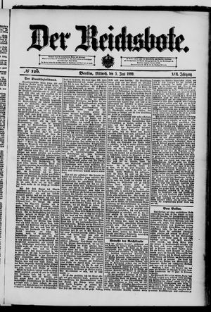 Der Reichsbote on Jun 5, 1889