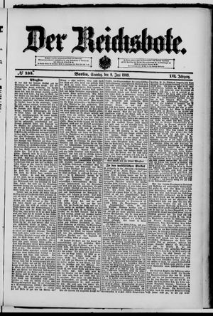 Der Reichsbote on Jun 9, 1889