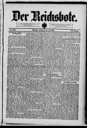 Der Reichsbote on Jun 14, 1889