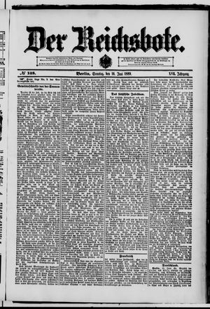 Der Reichsbote on Jun 16, 1889