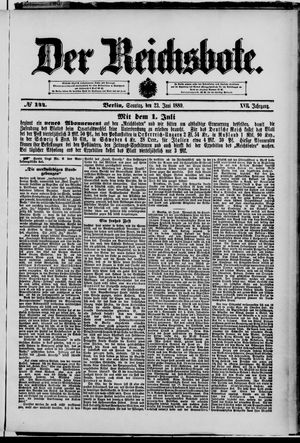 Der Reichsbote on Jun 23, 1889