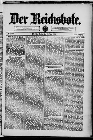 Der Reichsbote on Jun 28, 1889
