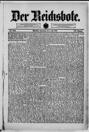 Der Reichsbote vom 04.07.1889