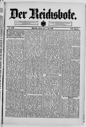 Der Reichsbote vom 05.07.1889