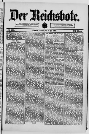 Der Reichsbote on Jul 7, 1889