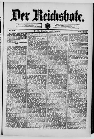 Der Reichsbote on Jul 27, 1889
