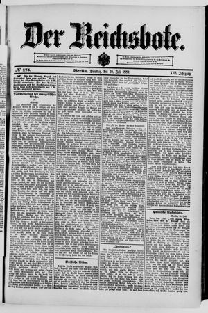 Der Reichsbote vom 30.07.1889