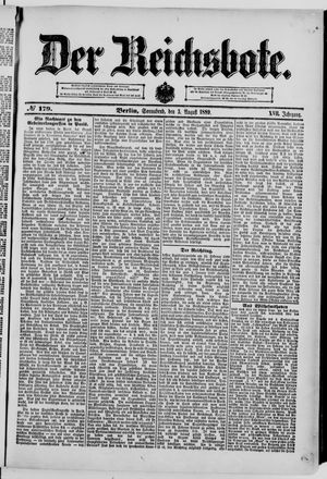 Der Reichsbote vom 03.08.1889