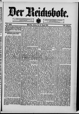 Der Reichsbote on Aug 23, 1889