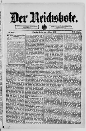 Der Reichsbote vom 04.10.1889