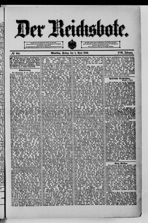 Der Reichsbote vom 04.04.1890