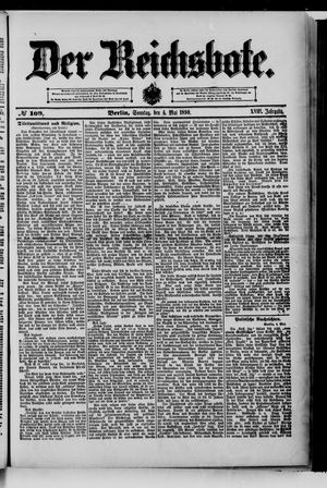 Der Reichsbote vom 04.05.1890