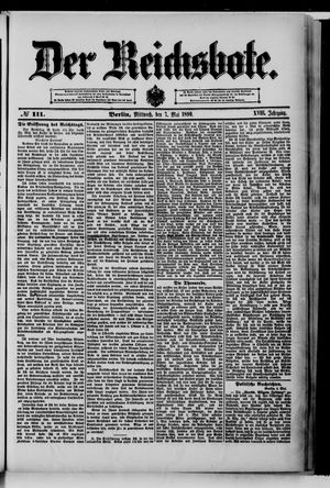 Der Reichsbote vom 07.05.1890