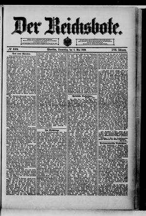 Der Reichsbote vom 08.05.1890