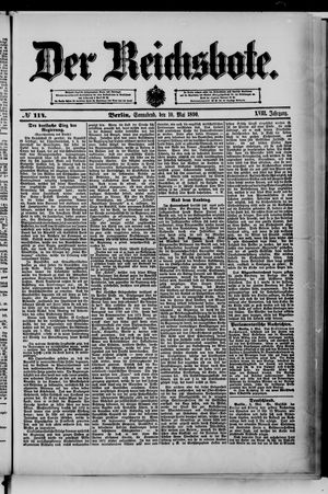 Der Reichsbote vom 10.05.1890