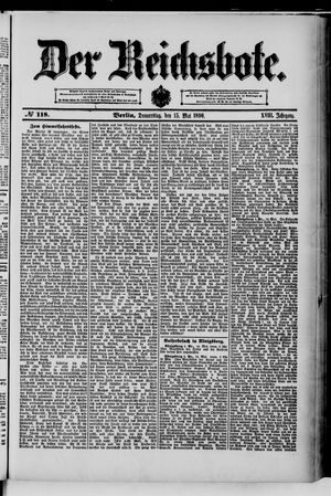 Der Reichsbote vom 15.05.1890