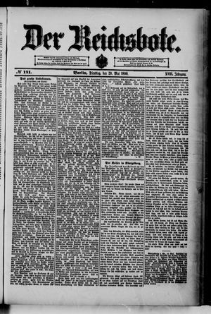 Der Reichsbote on May 20, 1890