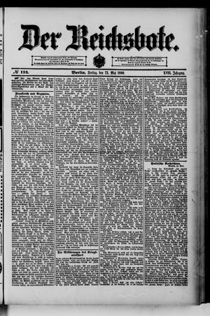 Der Reichsbote vom 23.05.1890