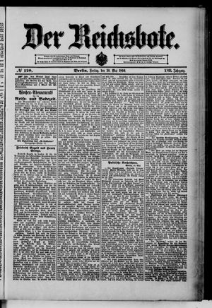 Der Reichsbote vom 30.05.1890