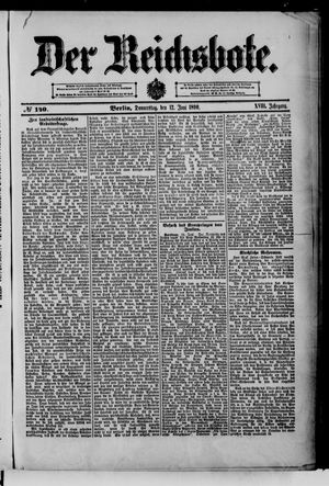 Der Reichsbote on Jun 12, 1890
