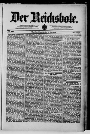 Der Reichsbote on Jun 14, 1890