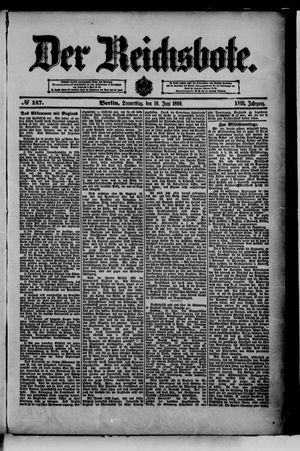 Der Reichsbote on Jun 19, 1890