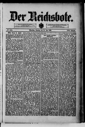 Der Reichsbote on Jun 24, 1890