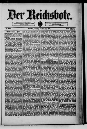 Der Reichsbote on Jun 29, 1890