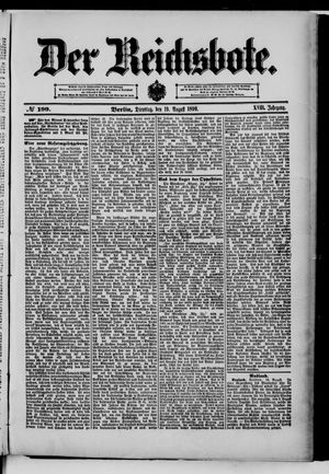 Der Reichsbote vom 19.08.1890
