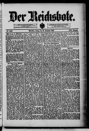 Der Reichsbote on Sep 26, 1890