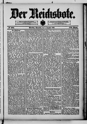 Der Reichsbote vom 06.12.1890