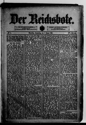 Der Reichsbote vom 01.01.1891