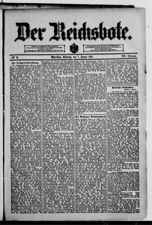 Der Reichsbote vom 07.01.1891