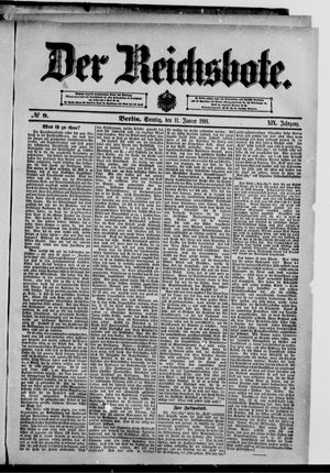 Der Reichsbote on Jan 11, 1891